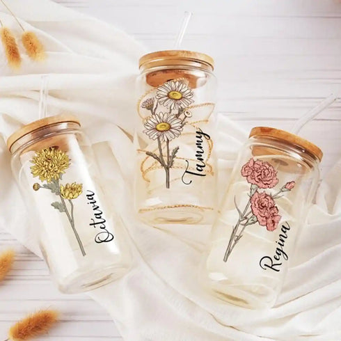 Personalized Glass Tumbler