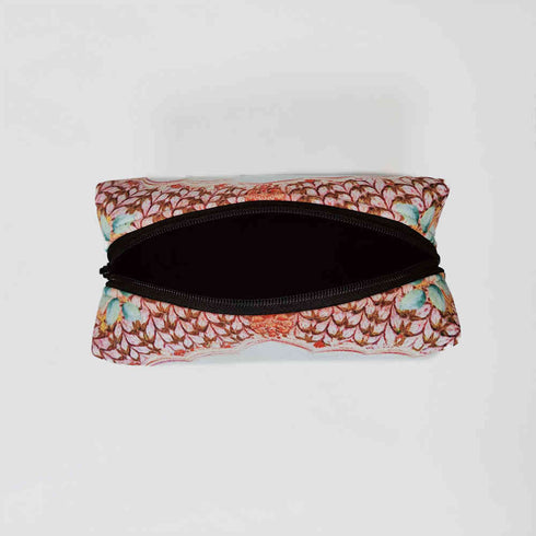 Personalised Peacock Printed Box Pouch