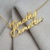 Personalised Infinity Double Name Pendant - Uncommongifts.in