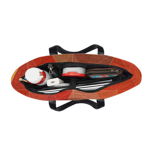 Orange shade print Women's Office Bag - Uncommongifts.in