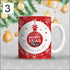 Personalised Merry Christmas Printed Mug