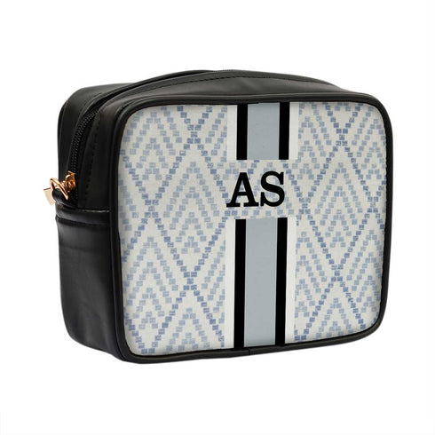 Geometric Customized Striped Sling Bag - Uncommongifts.in