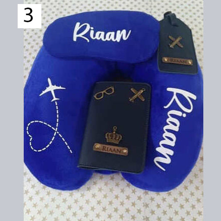 Personalised Neck Pillow Combo Gift Set