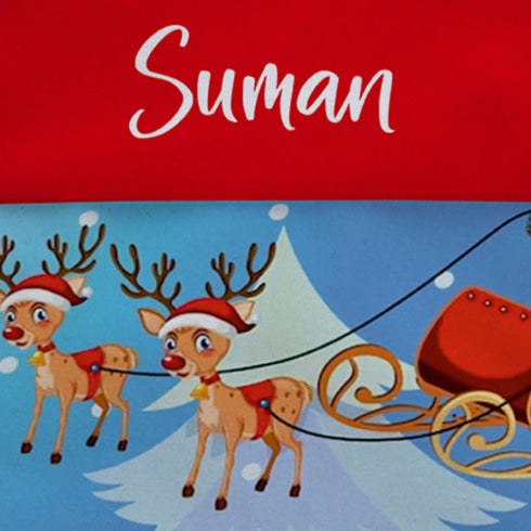 Personalized Christmas Decoration Socks - Uncommongifts.in