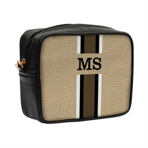 Canvas Customized Striped Sling Bag - Uncommongifts.in