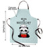 Crazy Corner Master Chef Panda Printed Canvas Cotton Kitchen Apron - Uncommongifts.in