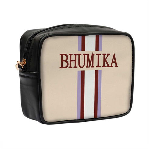 Customized Canvas Striped Sling Bag - Uncommongifts.in