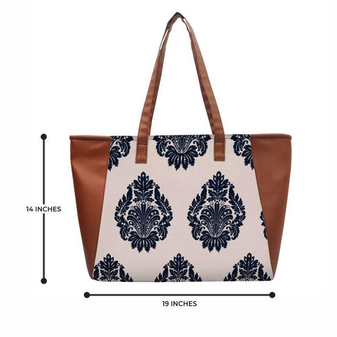 Printed Shopper Shoulder Bag - Uncommongifts.in