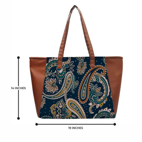 Printed Shopper Shoulder Bag - Uncommongifts.in