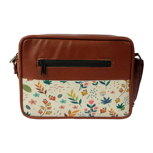 Floral Printed Structured Sling Bag - Uncommongifts.in