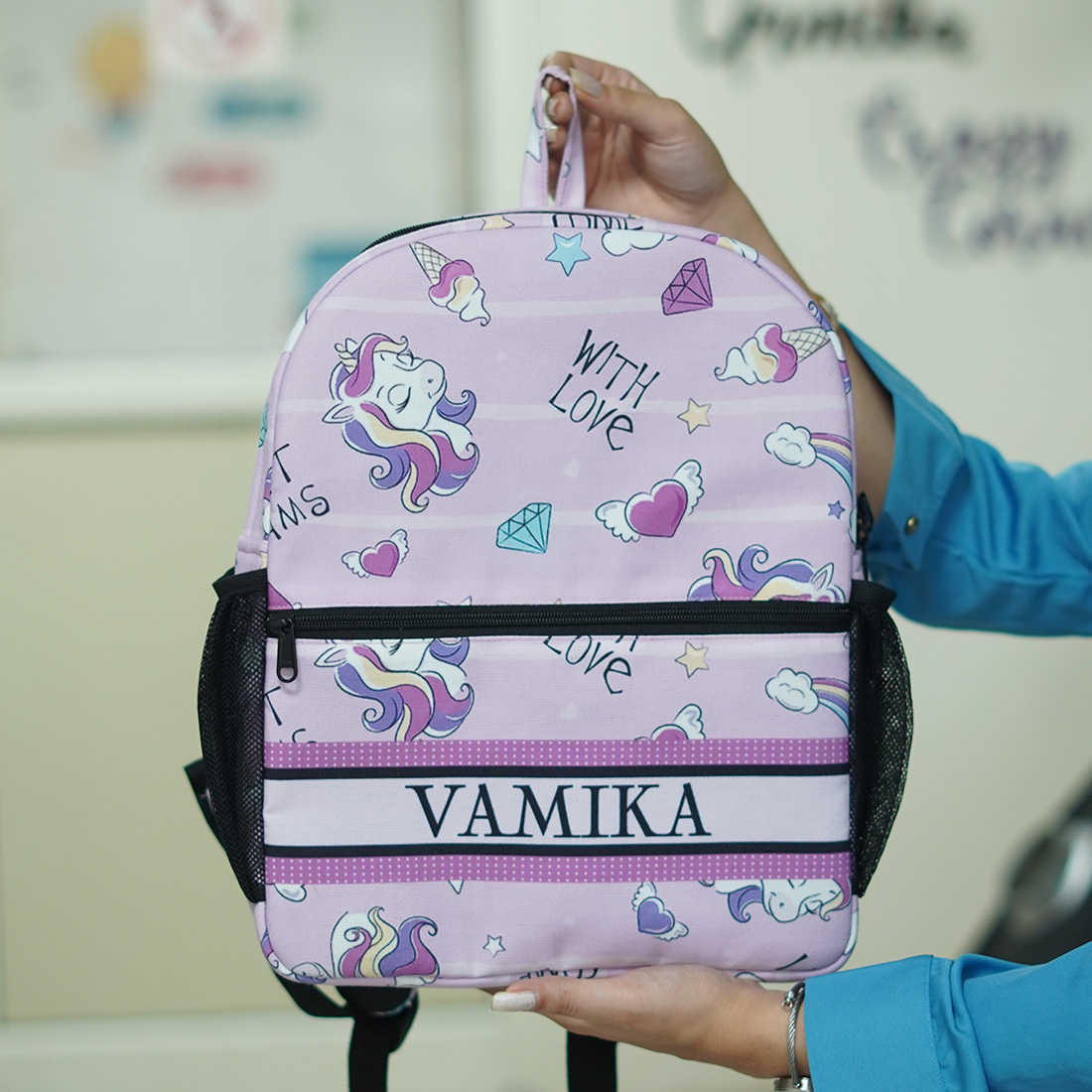 Print Pattern Unicorn Backpack