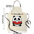 Crazy Corner Panda Printed Canvas Cotton Kitchen Apron - Uncommongifts.in