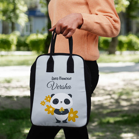 Personalised Travel Canvas Lunch Bag - Uncommongifts.in