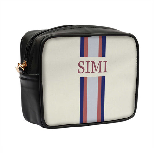 Customized Canvas Striped Sling Bag - Uncommongifts.in