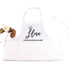 Personalised Canvas Cotton Kitchen Apron with Chef Hat