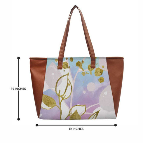 Printed Shopper Shoulder Bag - Uncommongifts.in