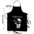 Crazy Corner No Space Between Me & Food Printed Canvas Cotton Kitchen Apron - Uncommongifts.in