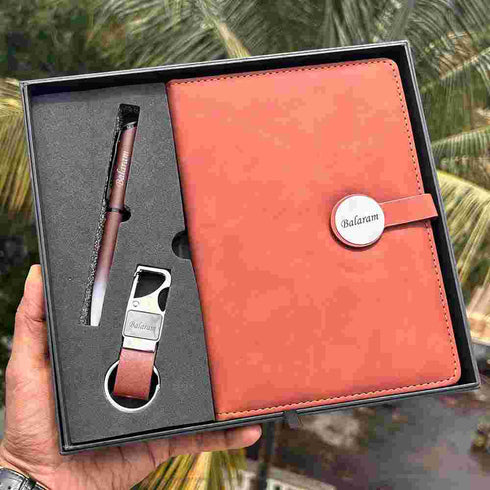 Personalized Diary Men's Gift Combo