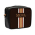 Customized Black Striped Sling Bag - Uncommongifts.in
