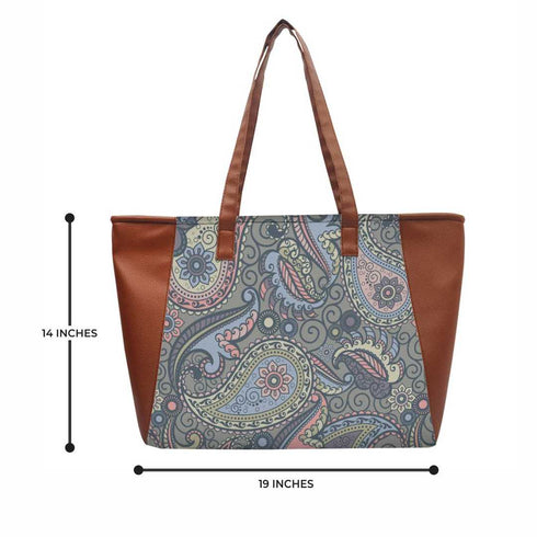 Printed Shopper Shoulder Tote Bag - Uncommongifts.in