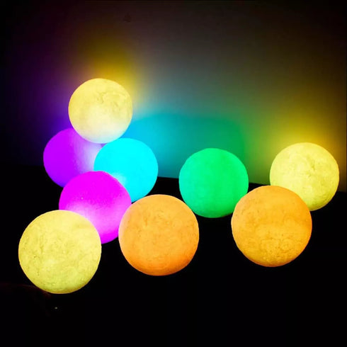 Personalised 3d moon lamp with 9 led colors