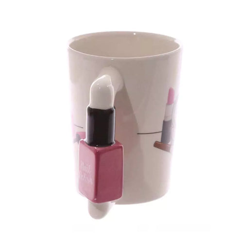 3D Nail Polish Handle Mug