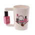 3D Nail Polish Handle Mug