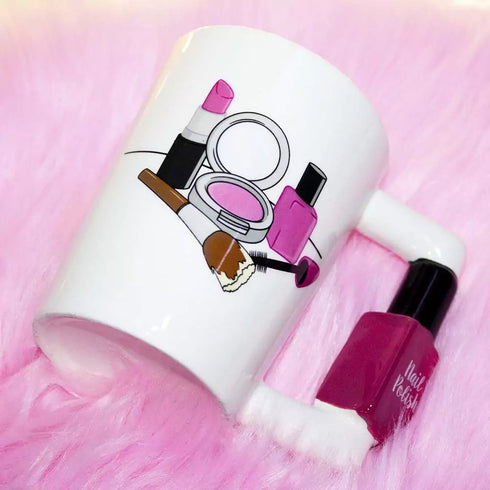 3D Nail Polish Handle Mug