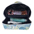 Personalised Floral Printed Travel Vanity Pouch for Women