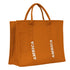 Personalised Tan Woody Handbag Tote Bag - Uncommongifts.in