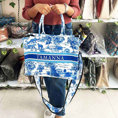 Personalised Animal Printed Box Bag Combo Gift Set