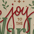 Joy To The World - Christmas Theme Printed Tote Bag - Uncommongifts.in