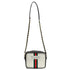 White Customized Red Striped Sling Bag - Uncommongifts.in