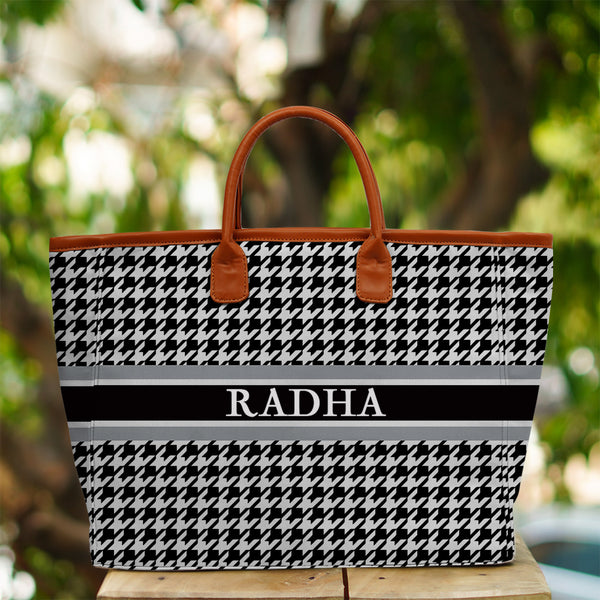 Black & White Print Luna Handbag - Uncommongifts.in