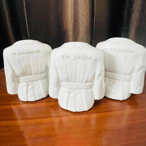 Personalised Doctor Pen Stand/ Doctor Coat Pen Stand