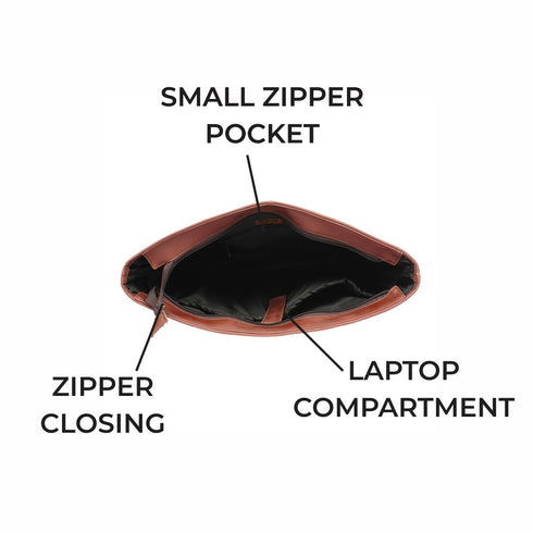 Colourblocked Structured Canvas Tote Bag - Uncommongifts.in