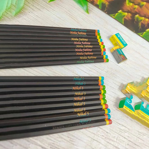 Personalised Bottle with Pencil Combo for Kids