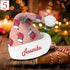 Personalised Red Velvet Printed Christmas Cap