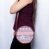 Multicoloured Printed Round Structured Sling Bag - Uncommongifts.in