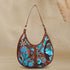 Ethnic Motifs Printed Half Moon Hobo Bag - Uncommongifts.in