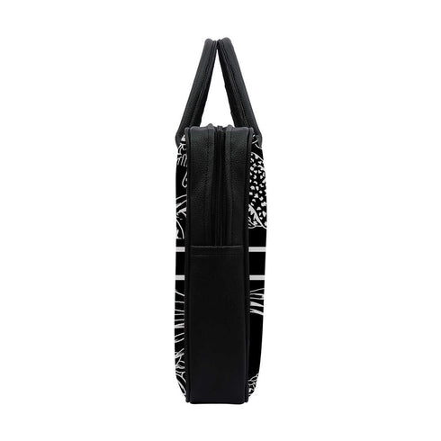 Customized Animal Printed Canvas and PU Laptop Bag - Uncommongifts.in