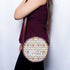 Multicoloured Printed Round Structured Sling Bag - Uncommongifts.in
