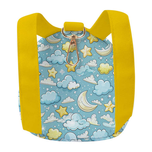 Personalised Stars Printed Backpack Keychain