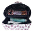 Personalised Floral Printed Traveler Cosmetic Storage Vanity Pouch