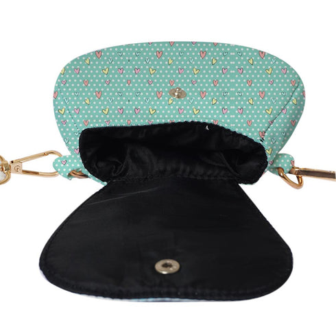 Personalised Floral Printed Sling Bags for Kids