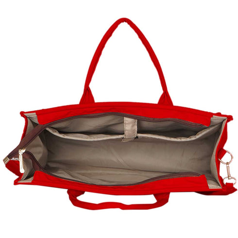 Personalised Red Woody Tote Bag - Uncommongifts.in