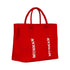 Personalised Red Woody Tote Bag - Uncommongifts.in