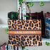 Customized Animal Printed Brown Handheld Box Bag - Uncommongifts.in