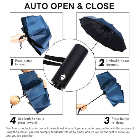 Personalized Automatic 3-Fold Unisex Umbrella