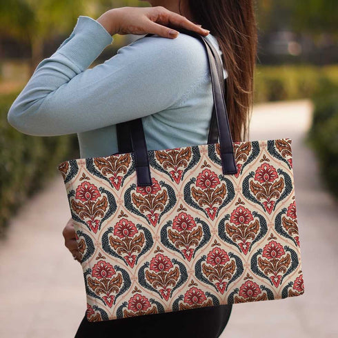 Ethnic Filipino Print Women's Office Bag - Uncommongifts.in